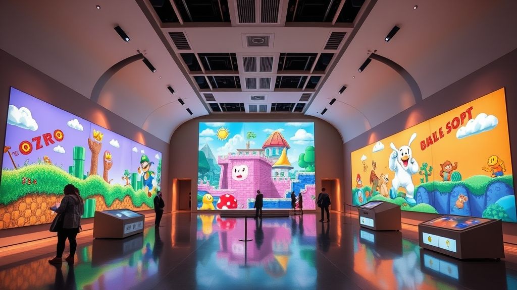 任天堂博物馆艺术长廊9月震撼开幕 半世纪游戏艺术珍品首度集结