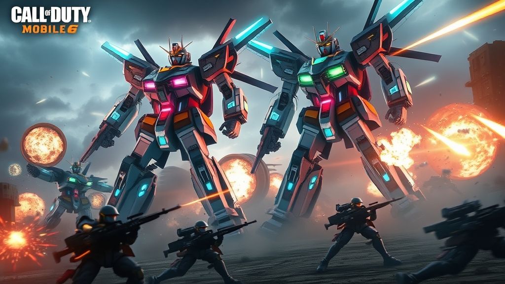 《使命召唤手游》S6赛季高达联动震撼来袭！7月2日开启机甲大战