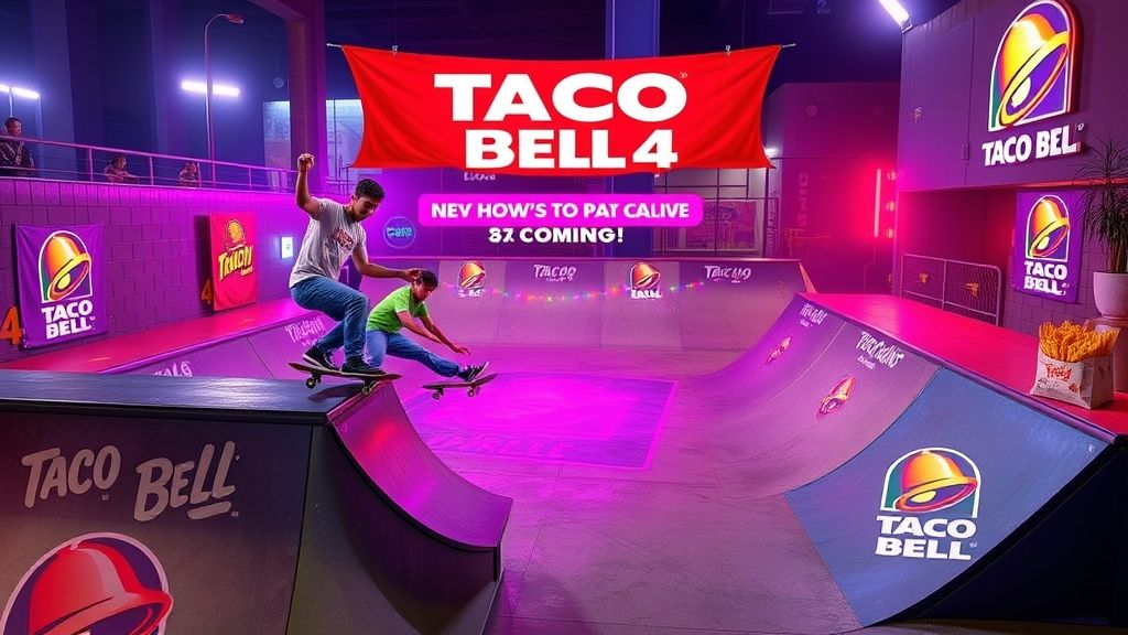 塔可贝尔×托尼霍克开启史诗级游戏联动