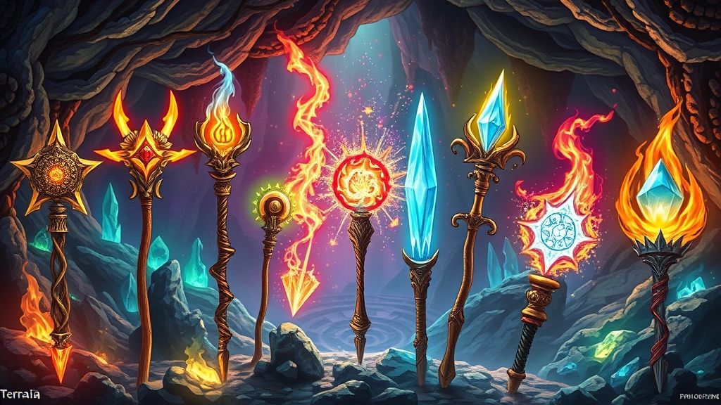 泰拉瑞亚法师武器全攻略：从萌新到毕业的魔法盛宴