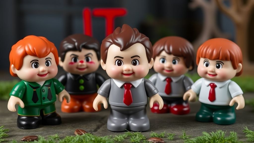 《小丑回魂》主题收藏人偶震撼登场：Pennywise与Georgie的惊悚重逢